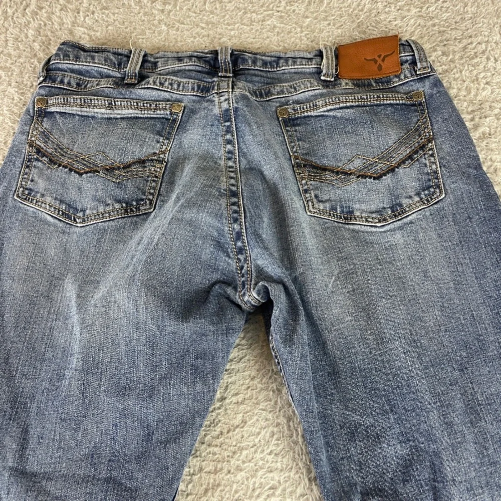 Wrangler 20X No. 33 Extreme Relaxed Fit Mens Jeans 36x30 Blue Denim 42MWXMA